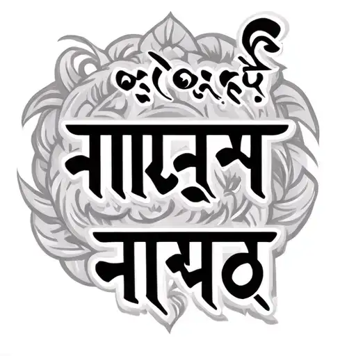 Kalakar Written in Hindi Text tattoo design idea