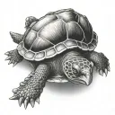 Shellback Turtle tattoo design idea