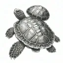 Shellback Turtle tattoo design idea