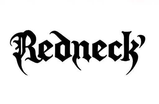 "Redneck" tattoo design idea