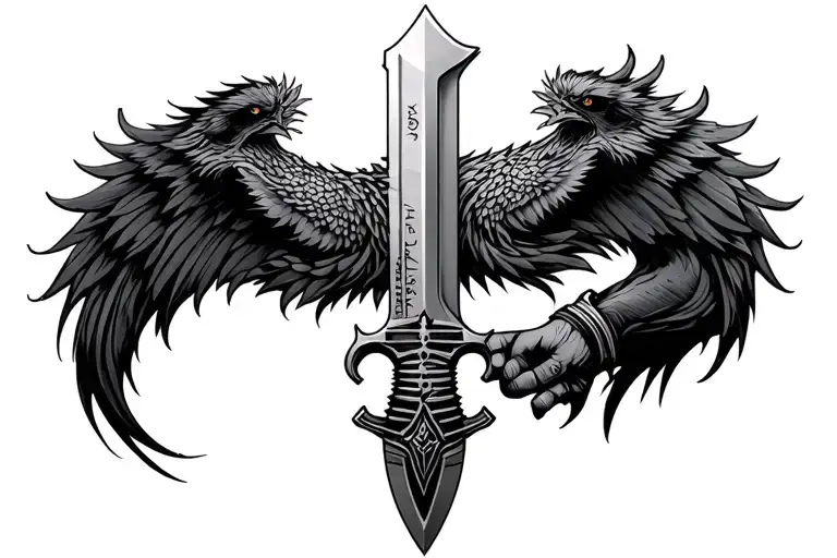 Csgo talon knife morphing tattoo design idea