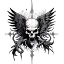 Blasphemous tattoo design idea