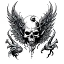 Blasphemous tattoo design idea