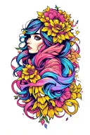 Gemini tattoo design idea