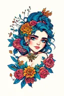 Gemini tattoo design idea