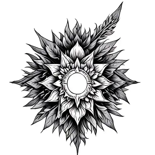 outdoors and paganism inspired tattoo tattoo design idea