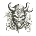 Devil Huma tattoo design idea