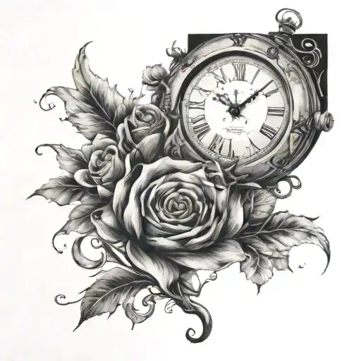 what is written in the timeline cannot be changed tattoo design idea
