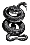 king Cobra Snake tattoo design idea