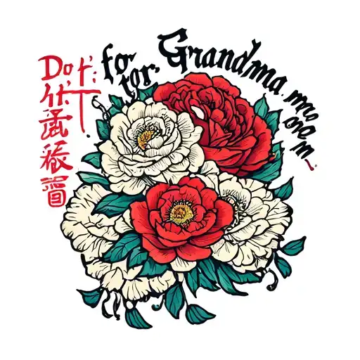 "Do it for Grandma mom" cocaine bad tattoo design idea