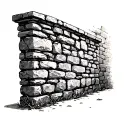 Stone Wall tattoo design idea