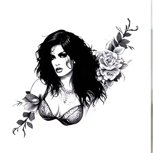katrina Amy Winehouse tattoo design idea