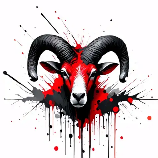 aries ram tattoo design idea