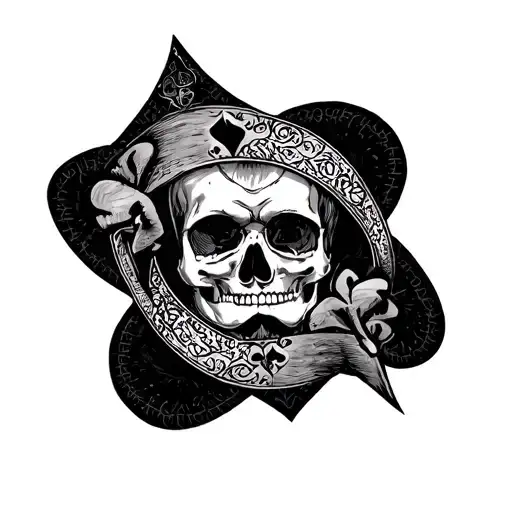 jack of hearts and 224 incorporated tattoo design idea