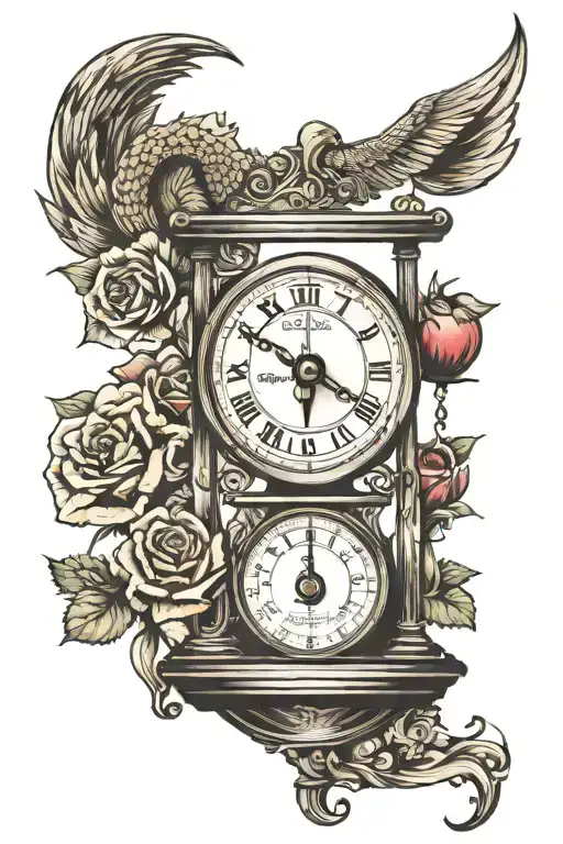 scale balanced tattoo design idea