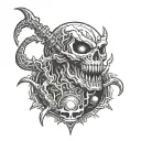 Doom tattoo design idea