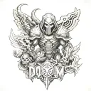 Doom tattoo design idea