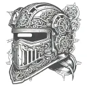 welding hood tattoo design idea