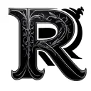 Double R tattoo design idea