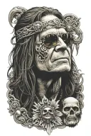 Ozzy osbourne tattoo design idea