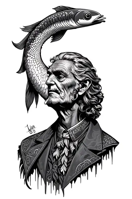 Regina, February 26th, Pisces, America, Redskin, grandpa tattoo design idea