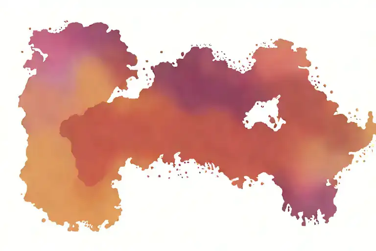 map of Africa  tattoo design idea