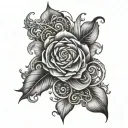 Positive Energy tattoo design idea