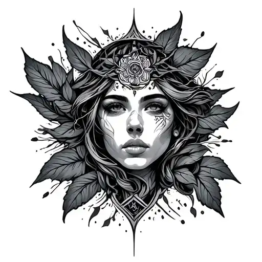 maintain your upward aim tattoo design idea