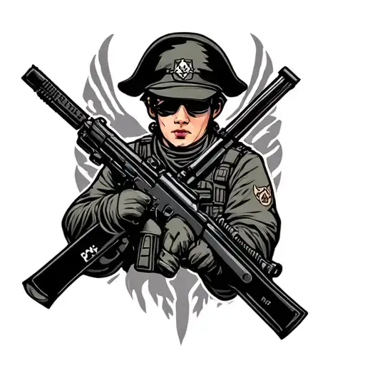 military police tattoo design idea