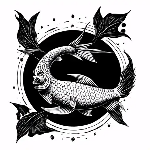 pisces 1992 walk by faith tattoo design idea