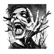 Depression tattoo design idea