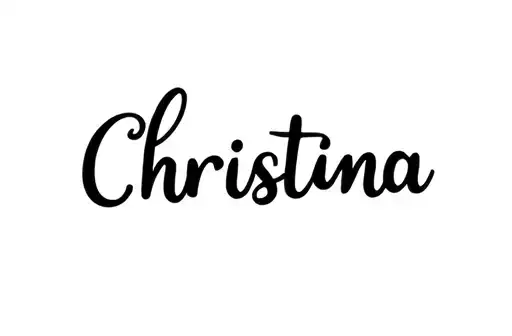 "Christina " tattoo design idea