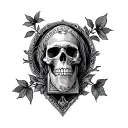 Tombstone tattoo design idea