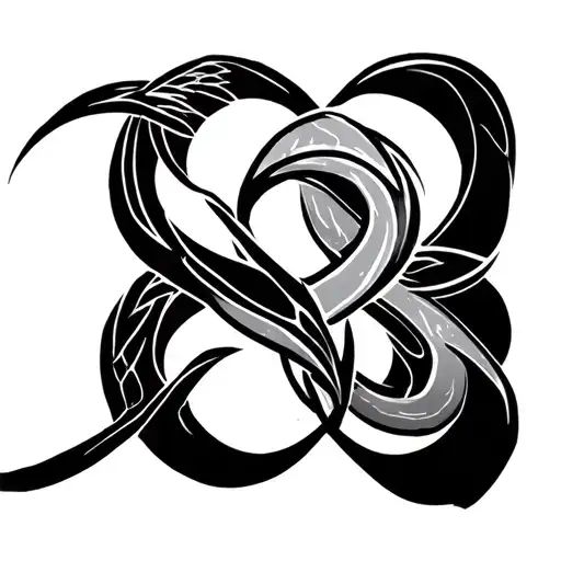 second wind element symbol tattoo design idea