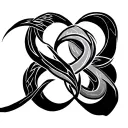 second wind element symbol tattoo design idea
