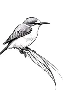 scissor tail flycatcher tattoo design idea