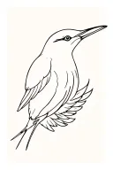 scissor tail flycatcher tattoo design idea