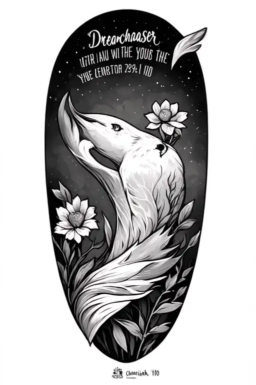 dreamchaser, Bible verse jermiah 29:10, Charlotte nc 704 tattoo design idea