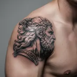 zeus tattoo design idea