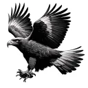Wedge Tailed Eagle tattoo design idea