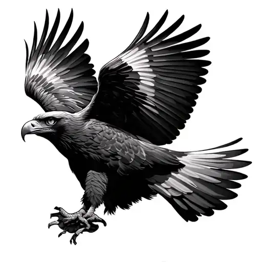 Wedge Tailed Eagle tattoo design idea