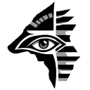 shape of Africa with eye of ra  tattoo design idea
