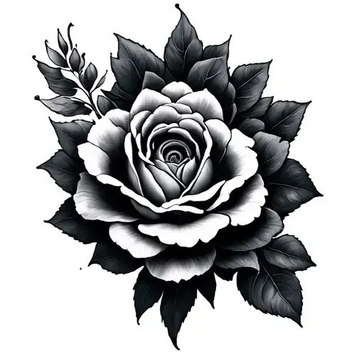 oil tattoo design idea