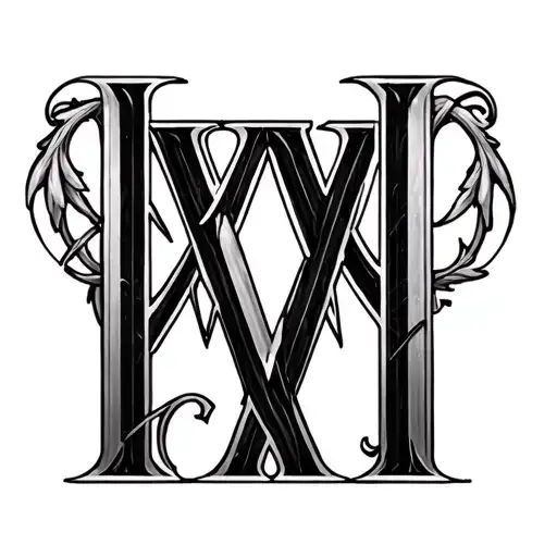 1980 Roman Numerals tattoo design idea