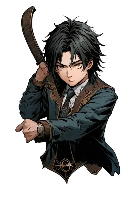 Levi Ackerman annoyed with hange Zoe attack on Titan  tattoo design idea