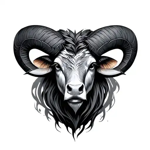Aries Taurus Cusp tattoo design idea