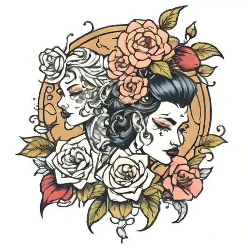 Joseph & Bonnie tattoo design idea