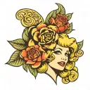 dolly parton tattoo design idea