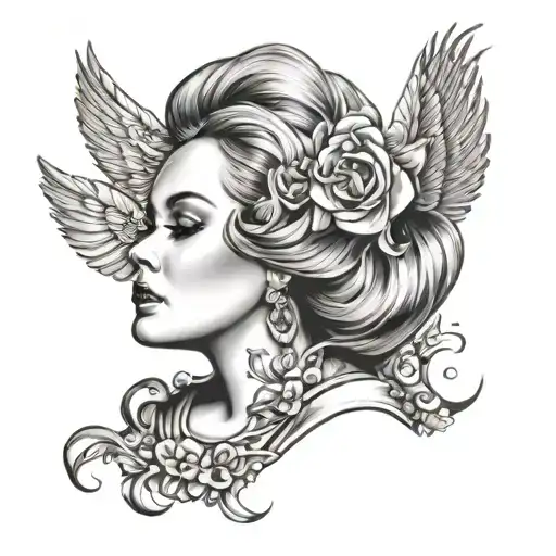 Adele tattoo design idea