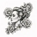 Adele tattoo design idea
